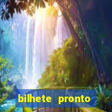 bilhete pronto futebol hoje